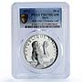 Haiti 50 gourdes Woman on the Beach Fineness Left PR67 PCGS silver coin 1973