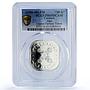 Netherlands Curacao Hart Casino Fantasy Token PR69 PCGS silver 1986 - 1988 FM