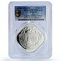 Belgium Spa Casino Fantasy Token 1750 Francs PR70 PCGS silver 1986 - 1988 FM