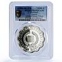 Portugal Estoril Casino Fantasy Token 3500 Esc. PR69 PCGS silver 1986 - 1988 FM