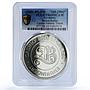 Germany Baden Baden Casino Fantasy Token 100 Mk. PR69 PCGS silver 1986 - 1988 FM