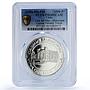 Chile Vina del Mar Casino Fantasy Token 2500 P. PR68 PCGS silver 1986 - 1988 FM