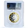 Transnistria 3 roubles Aquarius KM-110 Zodiac Signs PL 70 PCGS silver coin 2007