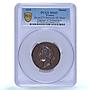 France Napoleon III Sebastopol Sevastopol Capture Divo-275 MS63 PCGS medal 1855