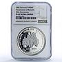 Saharawi 5000 pesetas Proclamation Republic Jeep Car PF 67 NGC silver coin 1996