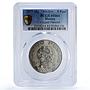 Mexico 5 pesos Republic Mint Error Clipped Planchet MS 64 PCGS CuNi coin 1977