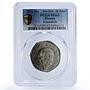 Mexico 10 pesos Republic Mint Error Broadstruck MS 65 PCGS CuNi coin 1976