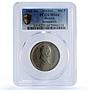 Mexico 500 pesos Republic Mint Error Broadstrike MS 64 PCGS CuNi coin 1988