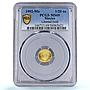 Mexico 1/20 onza Libertad Angel of Independence MS 69 PCGS gold coin 1992