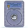 Korea South 100 won Admiral Sun Sin Lee Ship History PR 70 PCGS silver coin 1970