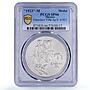 Mexico Francisco Villa Horseman History Politics SP 66 PCGS silver medal 1923