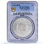 China Szechuan 1 yuan dollar Province Y#456 LM-366 MS 62 PCGS silver coin 1912