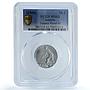 Austria Disaster Comitee Donations 1 Krone Token Relief MS 63 PCGS aluminum 1954