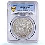 Israel The Birth of the State History Politics MS 62 PCGS CuNi medal 1948