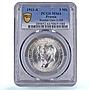 Germany Prussia 3 mark Breslau University Wroclaw MS 64 PCGS silver coin 1911