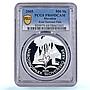 Slovakia 500 korun Slovensky Kras National Park PR 69 PCGS silver coin 2005