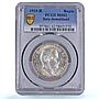 Italy Somaliland 1 rupia Victor Emmanuel III KM-6 MS 62 PCGS silver coin 1915