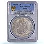 Spain 8 reales Ferdinand VII Seville Calico-1412 MS 62 PCGS silver coin 1809