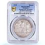 Germany Third Reich Nuremberg Railway Kienast-509 SP 62 PCGS silver medal 1935