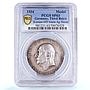 Germany Third Reich Bruckner Composer Kienast-495 SP 63 PCGS silver medal 1934