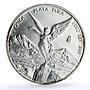 Mexico 1 onza Libertad Angel of Independence silver coin 2002
