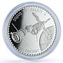 Mongolia 250 togrog Soyuz 39 Salyut 6 Satellites Space proof silver coin 1994