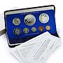 Solomon Islands Various Set Republic Guadacanal Battle silver coins 1982