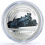 Nicaragua 10 cordobas Locomotive 25 Ibero-American Trains silver coin 2020