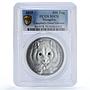 Mongolia 500 togrog Campbell Hamster Wildlife Fauna MS 70 PCGS silver coin 2015