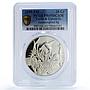 Turks and Caicos Islands 20 crowns Hummingbird Fauna PR 69 PCGS silver coin 1999