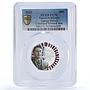 Solomon Islands 50 cents Orwell Literature PL 70 PCGS silvered iron coin 2025