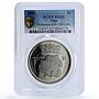 Niue 1 dollar Bulbasaur Pokemon Anime Cartoons MS 65 PCGS CuNi coin 2001