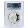 Great Britain 2 pounds Greyhound Dog Queen Beasts PR 70 PCGS silver coin 2021