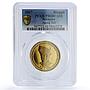 Malaysia 1 ringgit Agong XIII Accession Coronation PR 68 PCGS AlBronze coin 2007