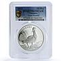 Ukraine 10 hryvnias Otis Tarda Bustard Bird Fauna PR 69 PCGS silver coin 2013