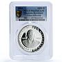 Artsakh Karabakh 1000 dram Monte Melkonian PR 69 PCGS silver coin 2004
