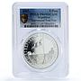 Argentina 5 pesos International Polar Year PR 69 PCGS silver coin 2007