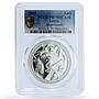 Latvia 1 lats Munchhausen Adventures Literature PR 70 PCGS silver coin 2005