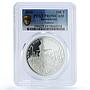 Kazakhstan 100 tenge Tomiris Military Leader History PR 69 PCGS silver coin 2010