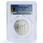 Spain Mexico 8 Reales Pillar Restrike 1733 MS 69 PCGS silver token 2020