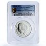 Spain Alfonso XIII 1 Peseta Restrike 1893 SP 69 PCGS silver token 2020