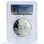 Spain Provisional 2 Pesetas Restrike 1869 SP 69 PCGS silver token 2020
