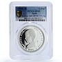 Spain Alfonso XIII 2 Pesetas Restrike 1889 SP 69 PCGS silver token 2020