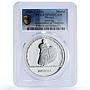 Mexico Veracruz State Jarocha Woman Culture SP 64 PCGS silver medal ND No Date