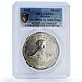 Mexico General Jesus Ortega Puebla Siege Grove-842a SP 64 PCGS silver medal 1963