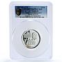 Fujairah 10 riyals Papal Visit Philippines Paul VI PR 67 PCGS silver coin 1970