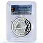 China Hong Kong 1 tael Sunshine Mining Co Eagle Bird PR 69 PCGS silver coin 1990