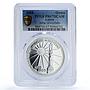 Latvia 1 oz Independence Legation Series X#5a PR 67 PCGS silver coin 1988