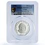 Tonga 1 paanga Christmas Three Wise Men KM-123a PR 66 PCGS silver coin 1986