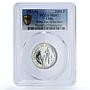 Chile 2000 pesos Mint Anniversary Metalworkers KM-223 MS67 PCGS silver coin 1993